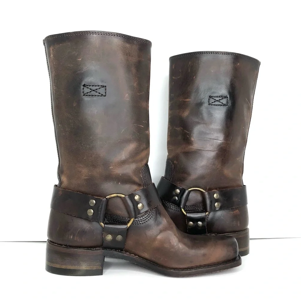 NEW Frye 150th Anniversary Harness Boots Women’s 6 Shoes - Picture 9 of 16